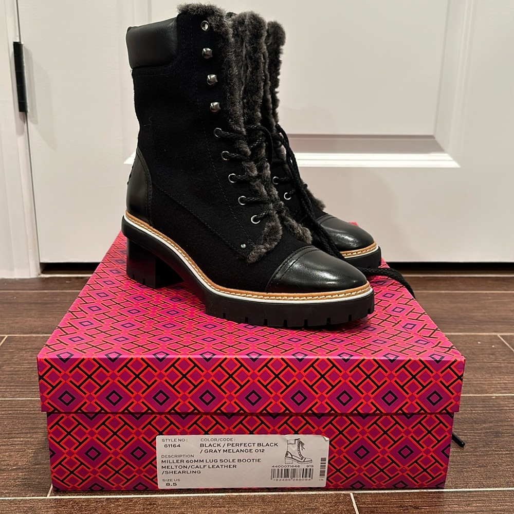 Tory Burch Miller 60 MM Lug Sole Bootie